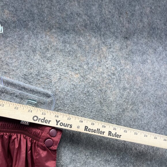 Vintage Champion Sweatpants Mens XL Burgundy Athletic Track Windbreaker Y2K - Picture 6 of 12